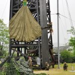 Das Foto zeigt eine Vorführung der Bundeswehr.