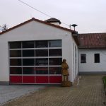 Das Foto zeigt das Feuerwehrgerätehaus im Stadtteil Fitten. 
