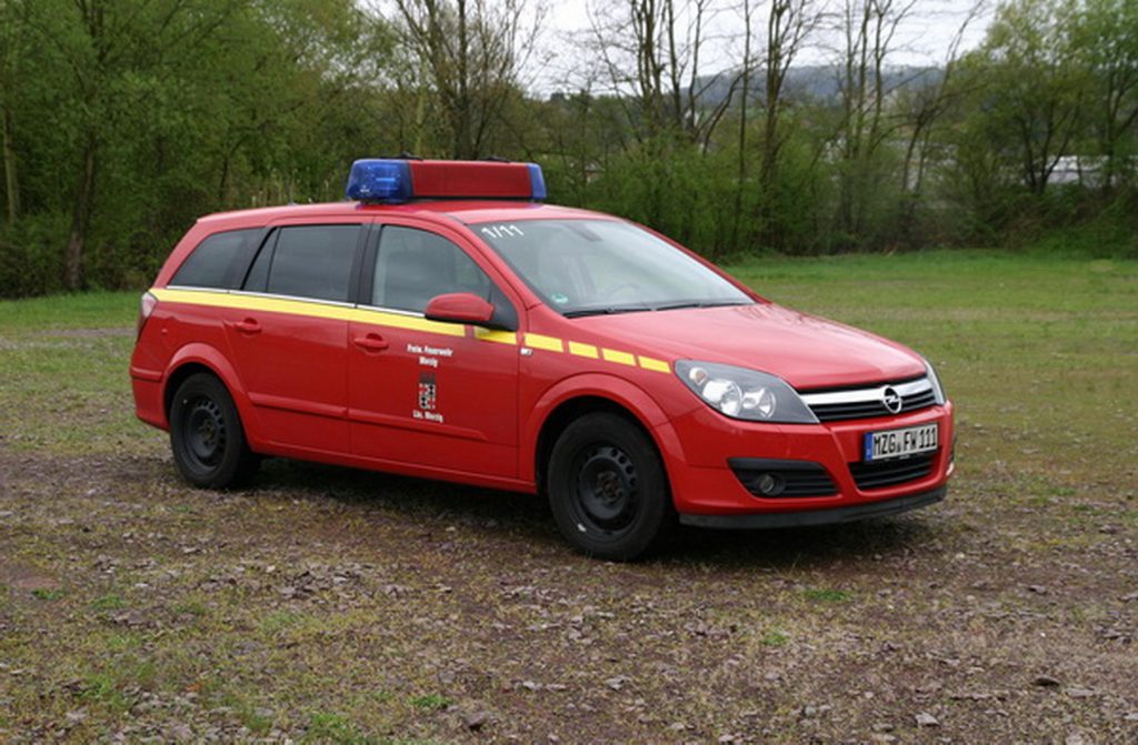 Das Bild zeigt den Kommandowagen von Merzig.