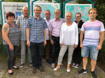 Das Foto zeigt die Mitglieder des Ortsrates Fitten.