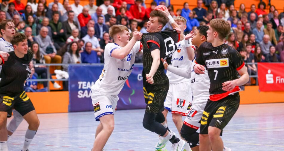 Finalspiel Deutschland gegen Island beim Sparkassen-Cup 2023