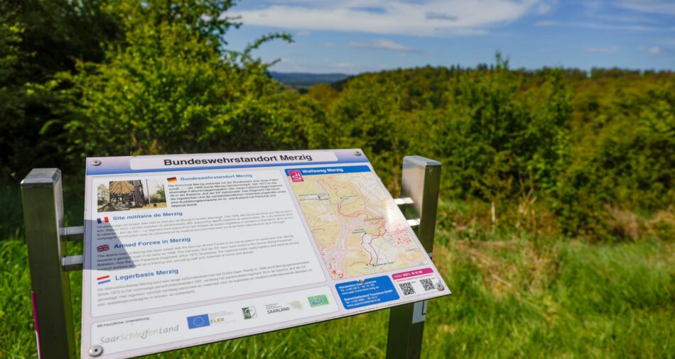Das Foto zeigt ein Teilstück des Premiumwanderweges 