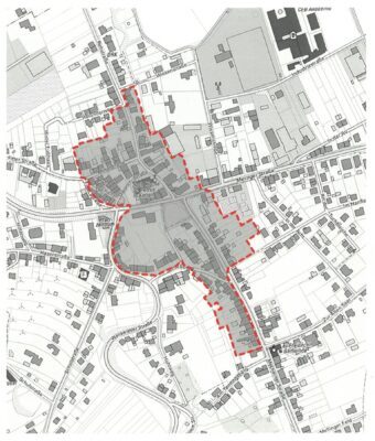 Lageplan des Stadtteils Hilbringen