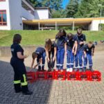 Station beim Kreisjugendfeuerwehrtag beim Löschbezirk Brotdorf