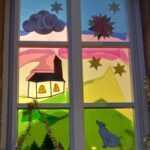 10. Fenster des Lebendigen Adventskalenders 2024 bei der Stadtbibliothek Merzig