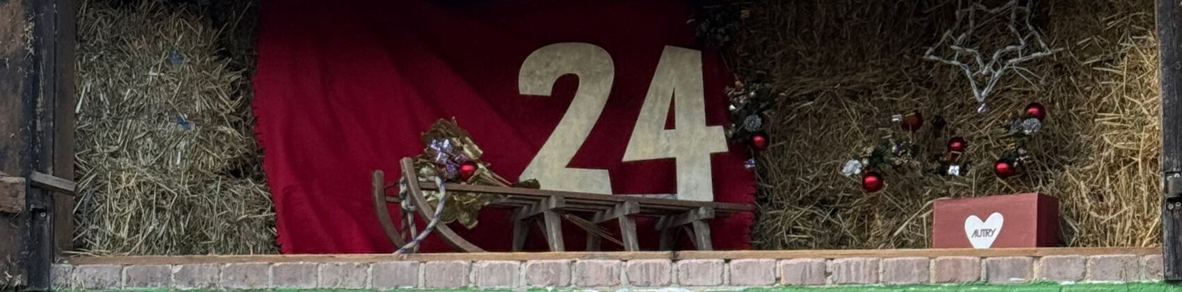 24. Fenster des Lebendigen Adventskalenders 2025 im Merziger Tier- & Arche-Park