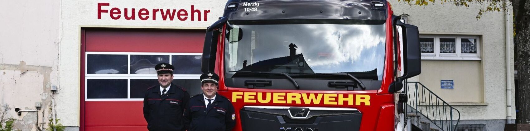 Fuhrpark, Gerätehaus, Führung des Löschbezirks Mechern