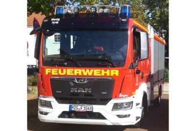 Mittleres Löschfahrzeug des Löschbezirks Mechern