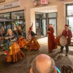 Mittelalterliche Musiker beim Mondscheinmarkt 2024