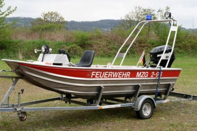 Rettungsboot des Löschbezirks Besseringen