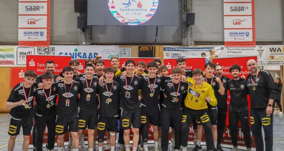 Gruppenfoto der A-Jugend-Nationalmannschaft des DHB (2025)