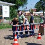 Station beim Tag der Jugendwehren beim Löschbezirk Ballern
