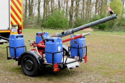 Wasserschaumwerfer des Löschbezirks Merzig