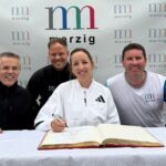 Eintrag ins Goldene Buch: Franziska Preuß (Biathlon Tour 2026)