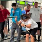 Starter auf dem Skilanglaufergometer (Biathlon Tour 2026)