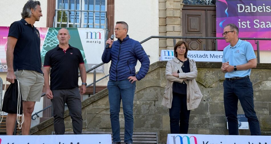 Begrüßung bei der Sportmeile 2026