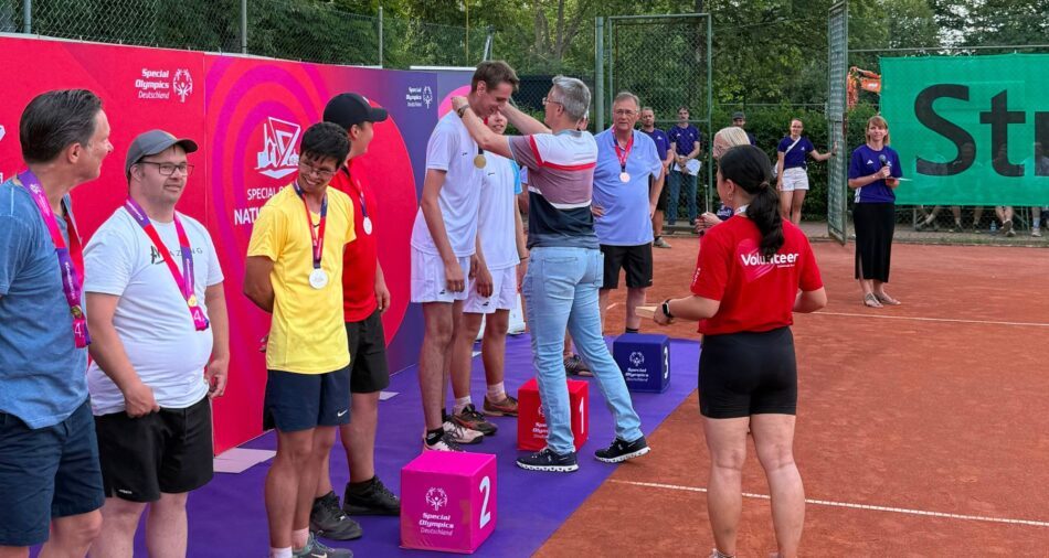 Siegerehrung der Special Olympics Nationale Spiele Saarland 2026