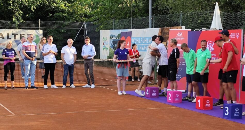Siegerehrung der Special Olympics Nationale Spiele Saarland 2026