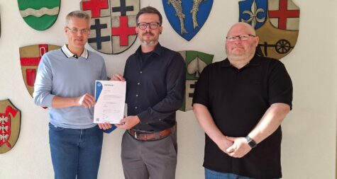 Pressemeldung:  Kreisstadt Merzig erhält Zertifizierung für ihr Informationssicherheitsmanagement