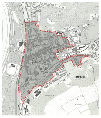 Kernzone der Innenstadt Merzig